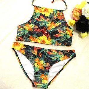 💛💖 EMME JORDAN TROPICAL SWIMWEAR 2PC – SIZE L – NWT 💛💖